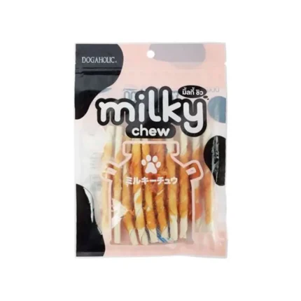 Dogaholic Milky Chew Chicken Stick 10Sticks (Pack Of 2x10Sticks)