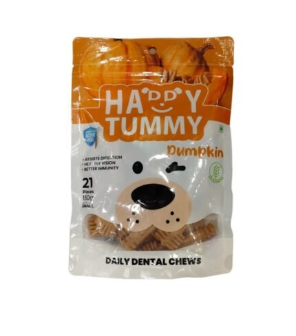 Happy Tummy Dental Chew For Dog Pumpkin 21in1 (Pack Of 2x21in1)