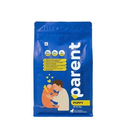 Parent Premium Dog Food for Puppy Dogs (Up to 18 Months) Complete Balanced Nutrition All Breeds & Sizes | For Growing Puppies (Pack Of 1x1.2kg)