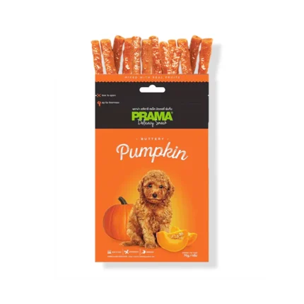 Prama Buttery Pumpkin Dog Treats 70g (Pack of 3x70gm)