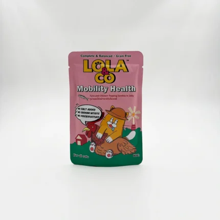 Lola & Co Mobility Health Jelly Cat Food | Tuna & Sardine 80g (Pack of 12x80gm)